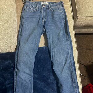 Hollister Curvy High Rise Medium Wash Super Skinny Jeans Size 8